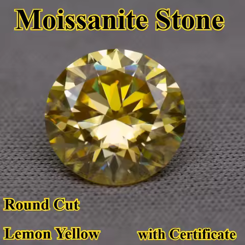 Hot Sell Moissanite Round Cut VVS1 Eight Hearts and Eight Arrows Loose Gemstones for Custom Jewelry 