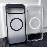 Case For Google Pixel 10 9 8 7 Pro XL 9A 8A 7A Clear Magnet Wireless Charging Cover For Google Pixel