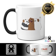 We Bare Bears Magic Mug or White Mug Hello Design