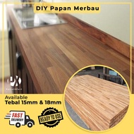 Kayu Merbau Table Top | Kayu Papan Merbau DIY Meja Top | 2x4 wood board