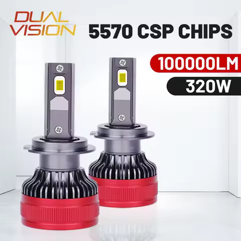 320W H4 LED Headlights 100000LM F5 H7 H11 H4 H1 H8 H9 HB4 HB3 9005 9006 9012 HIR2 Canbus No Error 55