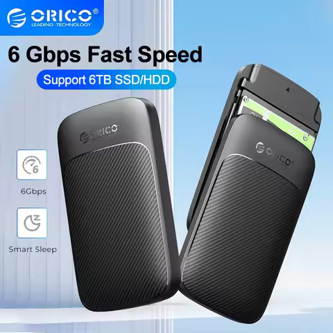 ORICO 2.5" External Hard Drive Enclosure USB C to SATA III 6Gbps Hard Disk Case for 9.5mm 7mm SATA H