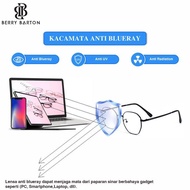 Modern Fashion Blueray Photochromic Hexagon Frame Glasses 8612 JS