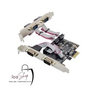 PCI EXPRESS DB9 SERIAL RS232 4PORT MULTI I/O CARD CHIPSET ASIX