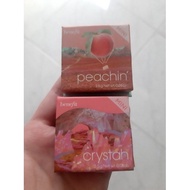 Benefit blush peachin crystah georgia dallas highlighter mini size