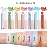 WISDOM Liquid Concealer, Dark Circles 2.5ML Foundation Cream,  Full Coverage Cover Spot Acne Even Sk