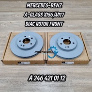 MERCEDES A CLASS W176 W246 W242 CLA W117 C117 X117 W156 X156 FRONT DISC ROTOR 246421 0112 2464210112