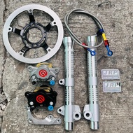 V3 LIGHTEN FRONTSHOCK OUTER TUBE and 2POT W/ BUTA DISC EARLS HOSE for WAVEXRMRAIDERRS
