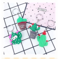 Cactus pot keychain