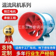 Centrifugal Mixed Flow Industrial Axial Flow Fan HTF Fiberglass Exhaust Fan Smoke Duct Fan Equipment