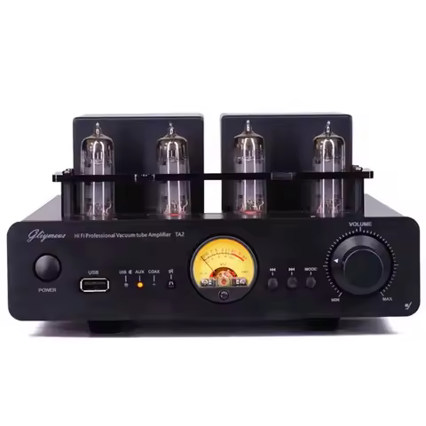 HiFiAMP TA2 HiFi 6K4 Electronic Tube Amplifier 100W+100W Bluetooth5.3 Lossless Vacuum Tube Power Amp