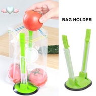 Freezer Bag Holder Stand, Freezer Bags Food Holder Bags for Meal Planing, Plastic Reusable Freezer B
