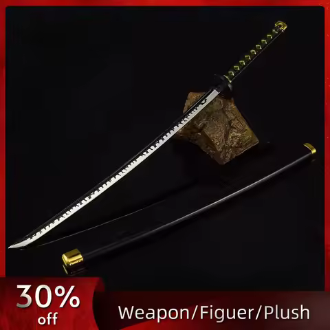 25cm/9.84in Training Sword Rurouni Kenshin Film Peripherals Katana Cosplay Metal Samurai Weapon Mode
