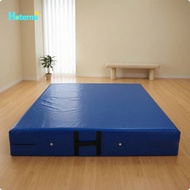 footful Cushioned Gymnastics Practice Mat Wipe-Clean Gymnastics Mat with Handles Long-Lasting Tear-R