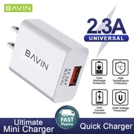 BAVIN PC516 2.3A Ultimate Universal USB Quick Charger w/ 5.0 Smart Chip Version 1 Meter Cable for io
