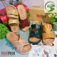 MY3 Ergonomic Aero-shape Arch Support Cushioned Wedges - Women's Health Care Sandals
