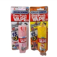 FUMAKILLA ONE PUSH VAPE 15 DAYS + 3 DAYS ONE PUSH MOSQUITO REPELLENT/ 18 DAYS VAPE