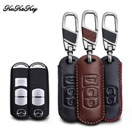 KUKAKEY Genuine Leather Car Key Case For Mazda 2 3 5 6 8 CX5 CX7 CX9 M2 M3 M5 M6 GT 2015 2016 2017 K