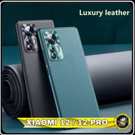 Casing Xiaomi 12 pro Hard Soft Case Xiomi 12 Leather Metal Luxury