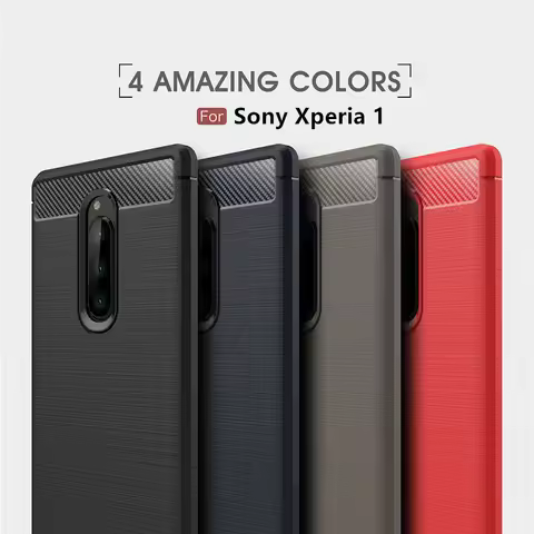 For Sony Xperia 1 Case 6.5 inch Luxury Full Soft TPU Silicone Cover Shockproof Case For Sony 1 J8110