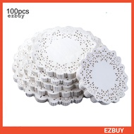 [EY] 100Pcs Round Paper Lace Doilies Cake Placemat Party Wedding Baking Decoration