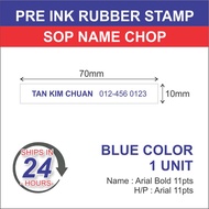 Rubber Stamp / Pre Ink Rubber Stamp / Self Ink Rubber Stamp / SOP Name Chop