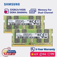 samsung 16gb 32gb 64gb 2666mhz ddr4 Dual channel memory ram laptop sodimm pc4 21333s