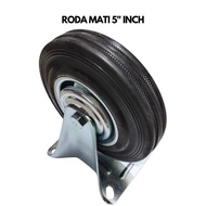 DDS480 - Per 1 Piece 5 Inch Display Case Wheels Trolley Wheels / MM Wheels Black Rubber Wheels Dead 