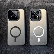 For Honor 200 Smart X7C 5G ALT-NX1 4G Colorful Anti-Fingerprint IMD Cover With Magnetic Sticker