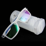 Fashion Glasses Model IC BERLIN 003 C-3 Silver Urban Eyeglass Frames Sporty Style No Use frame Nuts