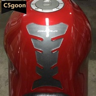 C5GOON Carbon Fibre Motorbike Racing Fiber Fuel Gas Cap Cover Tank Protector Pad Sticker Decal For H
