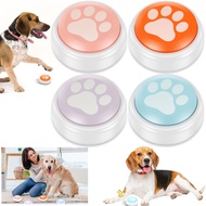 Set of 4 Dog Speaking Button Pet Communication Button Dog Training Talk Recordable Starter Set SHOPC