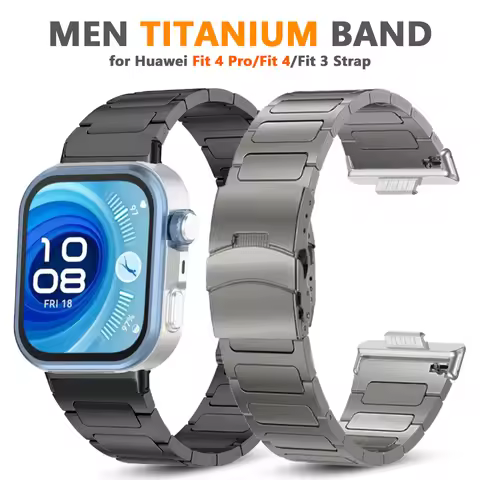 Correa Titanium Band for Huawei Watch Fit 4 Pro Fit3 Strap Accessories Replaced Bracelet for Huawei 