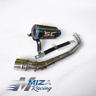 SC Project Carbon Blue Racing Exhaust for Ego/Click/Avantis/PCX/Aerox/Nuvo/NMAX ETC.