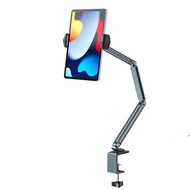 【WVH】-Desk Bed Tablet Stand Adjustable for 4-12.9 Inches Mobile Phones Tablets Aluminum Arm Mount Su