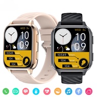 นาฬิกาสุขภาพ New Women Smartwatch 1.85 inch Full Screen Bluetooth Calling Fitness Bracelet HR Sleep Sports Waterproof Smart Watch Men