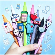 New Hot-selling Medical Series Gel Pen Macaron Color Press Medical Ballpoint Pen Nurse's Day Gift Pe