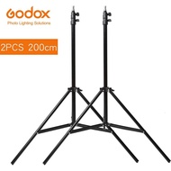 2x 2m Light Stand Tripod for Photo Studio Softbox Video Flash Umbrellas Reflector Lighting Bakcgroun