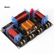 Audio Crossover 3-Way Speaker Divider 200-500W 45Hz-23kHz Professional Stage Home Theater 3-Unit Spe