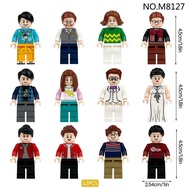 I Want to Travel Travel 12 Minifigures Free Tourists City Small Particles Insert Building Blocks Man