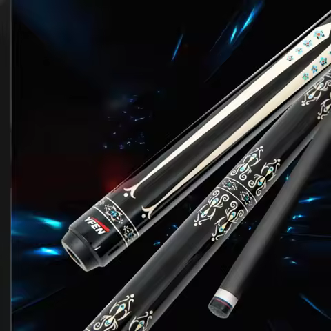 YFEN 58" Galaxy Series Carbon Pro-Taper Billiard Pool Cue Stick - Premium Quality 11.5/12.5mm For En