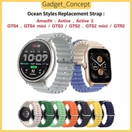 Ocean Style Strap For Amazfit Active 2 , Amazfit Active / Amazfit GTS4 GTS4mini / Amazfit GTS3 / Ama