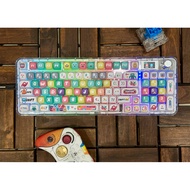 AULA F-NB98 Mechanical Keyboard With Rotating Knob Led Screen/3 Modes/ Rgb Led/ Keycap In 24 Months