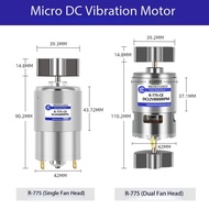 Vibrating Motor 775 Fan Type Vibrating Motor 12v Massager Equipment Dedicated 24v Vibrating Motor
