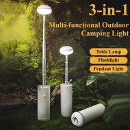 Multifunctional Camping Light 5000mAh Rechargeable Portable Telescopic Camping Lantern Outdoor Emerg