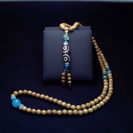 七眼天珠 三眼天珠 天河石佛珠 螢石佛珠 108顆巴布亞沉香念珠