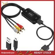 [Redpowderyan] Video Adapter Cable -Compatible Adapter Video Converter AV to -Compatible Video Conve