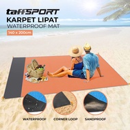 Taffsport Folding Mat Camping Picnic Mat Waterproof Mat 140x200cm - FS-008 - Orange