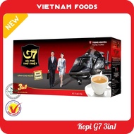 TRUNG NGUYEN G7 3in1 Coffee 21pack/16g - Kopi G7 - 咖啡 - Ca phe G7 3in1 TRUNG NGUYEN - VIETNAM FOODS
