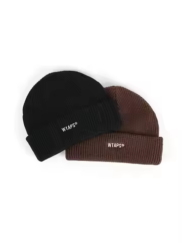 WTAPS Embroidered Flat Brim Baseball Cap Unisex Large Head Fit Casual Hip Hop Streetwear Sunshade Ha